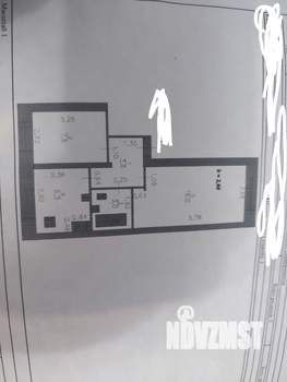 2-к квартира, вторичка, 37м2, 1/2 этаж