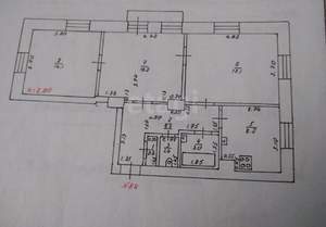 3-к квартира, вторичка, 72м2, 4/5 этаж