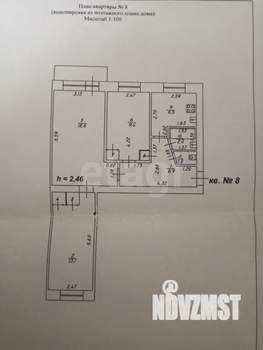 3-к квартира, вторичка, 60м2, 2/5 этаж