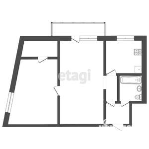 2-к квартира, вторичка, 48м2, 3/4 этаж