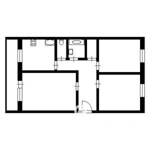 3-к квартира, вторичка, 67м2, 5/5 этаж