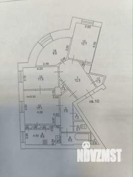 4-к квартира, вторичка, 94м2, 2/5 этаж