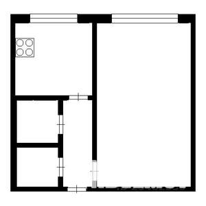 1-к квартира, вторичка, 33м2, 2/5 этаж