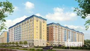 Студия квартира, строящийся дом, 28м2, 2/10 этаж