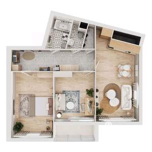 2-к квартира, вторичка, 78м2, 7/16 этаж
