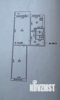 2-к квартира, вторичка, 45м2, 3/5 этаж