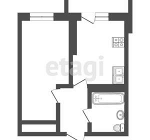 1-к квартира, вторичка, 56м2, 4/4 этаж