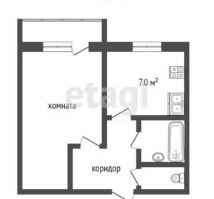 1-к квартира, вторичка, 30м2, 3/9 этаж