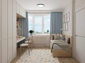 2-к квартира, вторичка, 56м2, 15/16 этаж