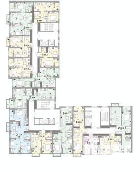2-к квартира, вторичка, 65м2, 8/12 этаж