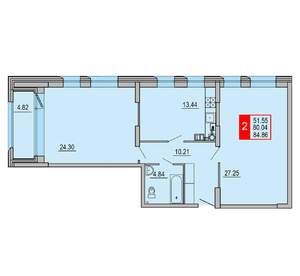 2-к квартира, вторичка, 85м2, 5/8 этаж