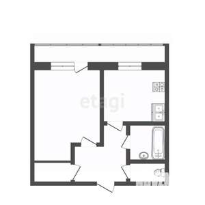 1-к квартира, вторичка, 36м2, 9/13 этаж