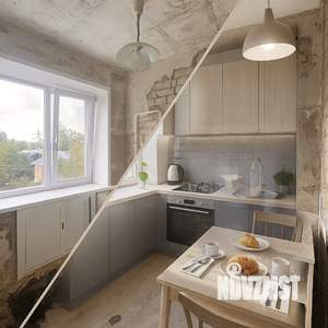 1-к квартира, вторичка, 30м2, 4/4 этаж