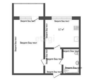 1-к квартира, вторичка, 36м2, 9/10 этаж