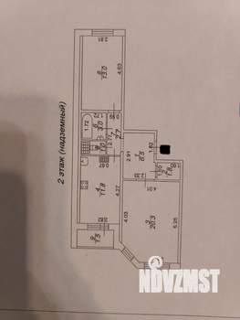 2-к квартира, вторичка, 60м2, 2/14 этаж