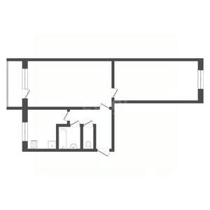 2-к квартира, вторичка, 44м2, 2/4 этаж