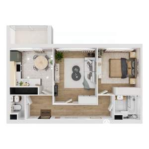 2-к квартира, вторичка, 60м2, 2/16 этаж