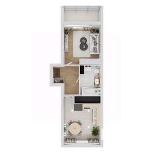 1-к квартира, вторичка, 40м2, 14/16 этаж