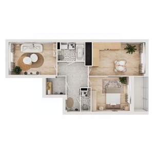 2-к квартира, вторичка, 64м2, 13/16 этаж