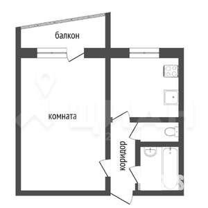 1-к квартира, вторичка, 36м2, 6/10 этаж