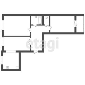 2-к квартира, вторичка, 58м2, 6/10 этаж
