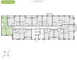 2-к квартира, вторичка, 61м2, 2/16 этаж