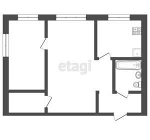 2-к квартира, вторичка, 41м2, 2/4 этаж