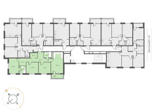 3-к квартира, вторичка, 90м2, 8/17 этаж