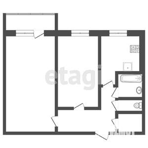 2-к квартира, вторичка, 44м2, 2/5 этаж
