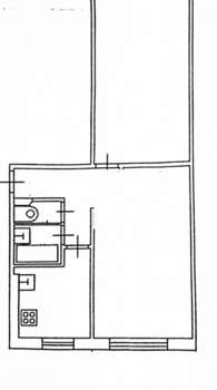 2-к квартира, вторичка, 44м2, 1/5 этаж