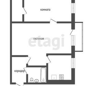 2-к квартира, вторичка, 44м2, 5/5 этаж