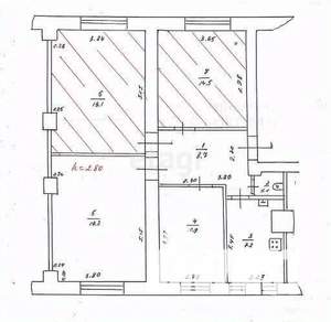 4-к квартира, вторичка, 81м2, 1/3 этаж