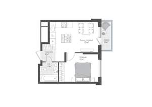 1-к квартира, вторичка, 35м2, 10/10 этаж