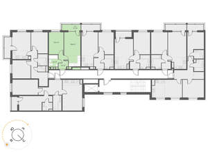 1-к квартира, вторичка, 40м2, 5/17 этаж