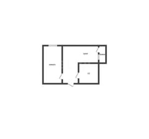 1-к квартира, вторичка, 50м2, 9/1 этаж