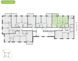 2-к квартира, вторичка, 60м2, 9/10 этаж