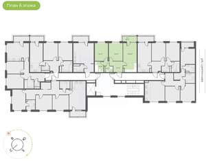 2-к квартира, вторичка, 60м2, 9/10 этаж