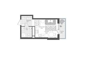 1-к квартира, вторичка, 22м2, 6/10 этаж