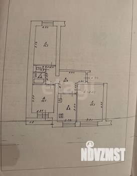 3-к квартира, вторичка, 66м2, 3/9 этаж