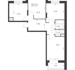3-к квартира, вторичка, 73м2, 10/16 этаж