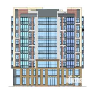 2-к квартира, строящийся дом, 76м2, 7/9 этаж