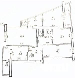 4-к квартира, вторичка, 88м2, 4/5 этаж