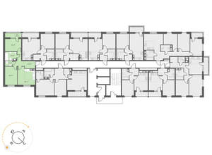 2-к квартира, вторичка, 60м2, 4/17 этаж