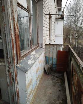 2-к квартира, вторичка, 43м2, 4/5 этаж