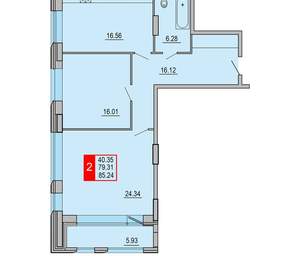 2-к квартира, вторичка, 85м2, 7/8 этаж