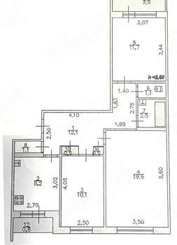3-к квартира, вторичка, 69м2, 10/10 этаж