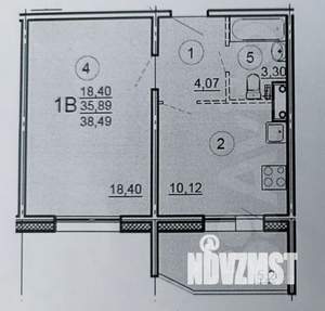 1-к квартира, вторичка, 42м2, 7/16 этаж