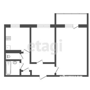 2-к квартира, вторичка, 50м2, 7/9 этаж