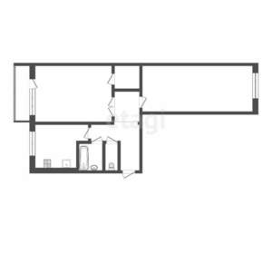 2-к квартира, вторичка, 41м2, 5/5 этаж