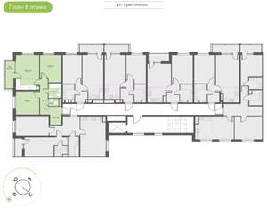 2-к квартира, вторичка, 59м2, 8/10 этаж